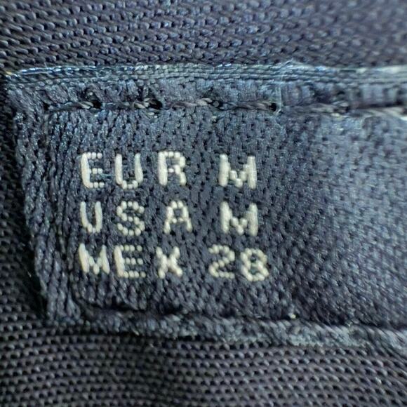 Zara Black Cropped Pants Faux Fur Womens Size M - Picture 8 of 9